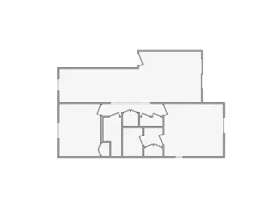 Simple Interior Sketch - 501-1000 SF - Xactimate - Matterport 3D model