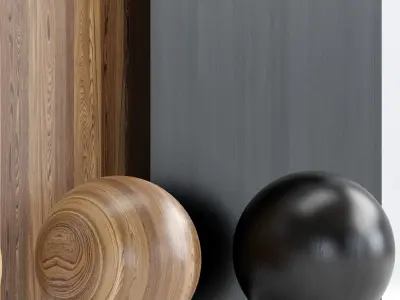 Wood 17 with 3 materials Texture