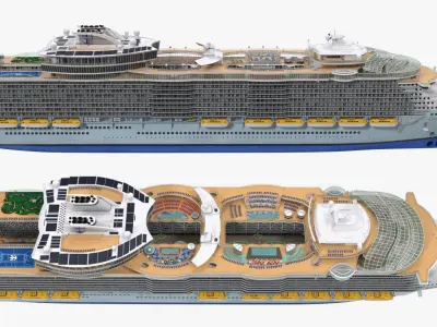  Oasis Class Cruise Ship Oasis of The Seas 