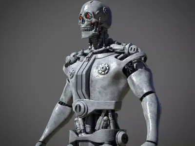 Metal Skull 3D model