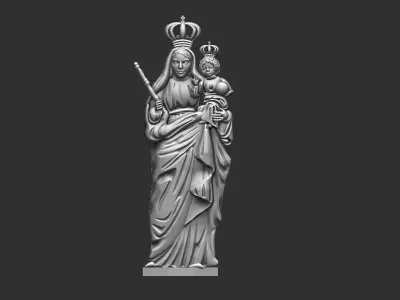 Nossa Senhora da Abadia - Our Lady of the Abbey 3D print model