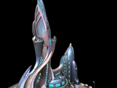 Building - Fleet - Power System 03 3D model