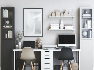 Office workplace 138 3D model