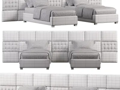 Marlene Bed By Twils 3D model