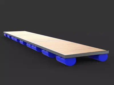  Floating docks 02 3D model