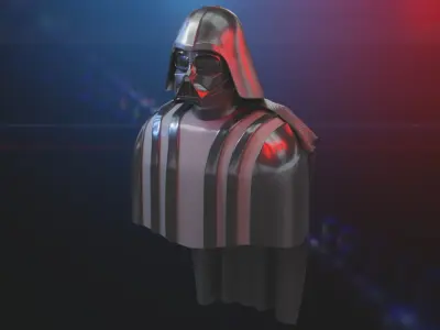 Darth Vader bust 3D model