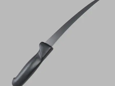 Boning Knife Low-poly 3D model