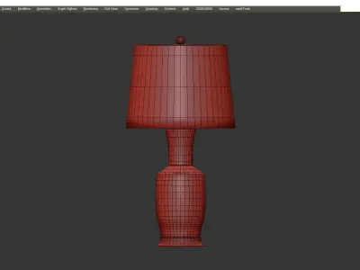 Bungalow 5 Alia Table Lamp Base Low-poly 3D model