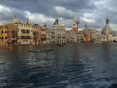 Venice Scene 3D model