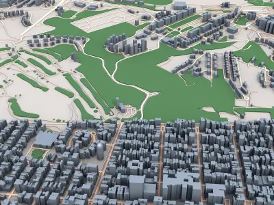 San Francisco City California 3D model