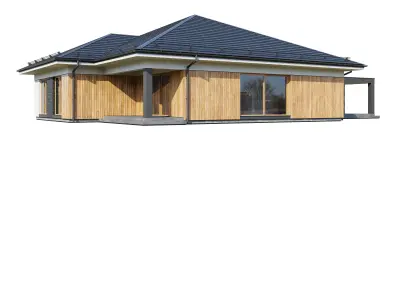 Modern house Allery 3D model