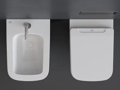 Noken NK Concept Wall-Hung WC Low-poly 3D model