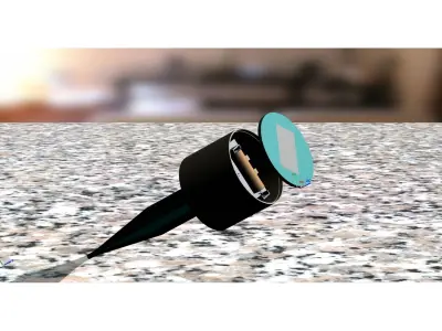 solar yard light 3D print model