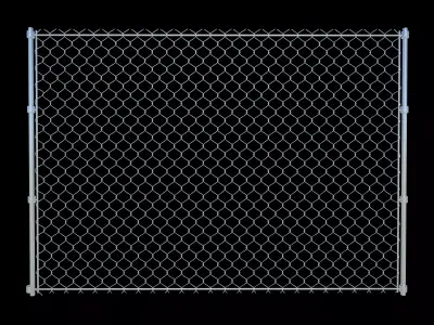 Chain Link Fence 3D model