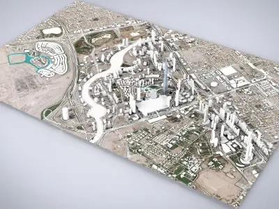 Business Bay Dubai United Arab Emirates 3D model