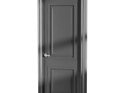 Modern entrance door 57 3D model