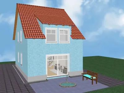 House 01 Architecture modeling 3D design by Sonia Hidalgo Zurita 3D print model