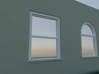Minimalistic Windows Pack Free low-poly 3D model