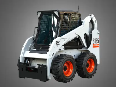 S185 Skid Steer Loader - Bucket 3D model