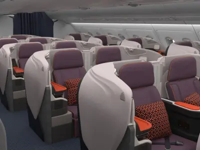 A380 Singapore Airlines Business Class 