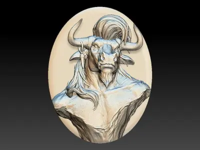 Minator artcam aspire relief model in stl format  3D model