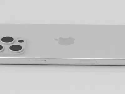 Apple iphone 16 pro max white 3D model