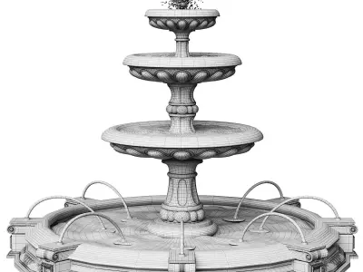 Fountain 3D model order