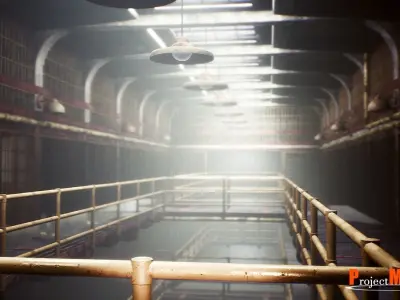 UE4 Prison Package V1- v002 Low-poly 3D model