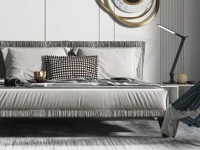 master style Modern bedroom minimalist 3D model