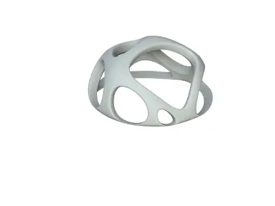 SciFi Cube Object No 49672 Low Poly Shape Low-poly 3D model