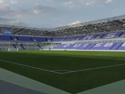 MSV Arena - Duisburg - Germany Low-poly 3D model