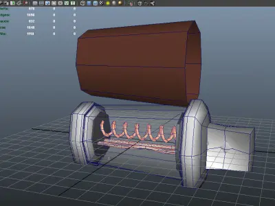 Fuse Light sci-fi Free 3D model