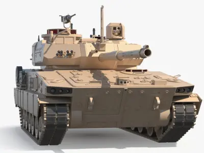 US Army M10 Booker Armored Combat Vehicle 3D model