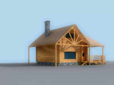 Mountain House 3D model buy