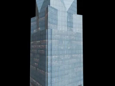 World Financial Center Chongqing China Low-poly 3D model