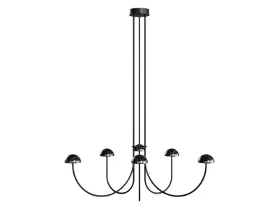 Dussa C1307-6 Pendant Lamp by Aromas 3D model