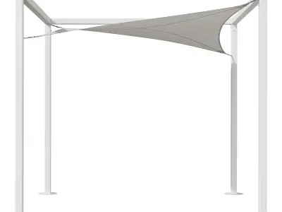 Sprech sail Iris gazebo tension structure 3D model