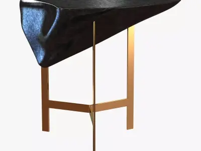 Basalt indoor coffee table by Driade 3D model