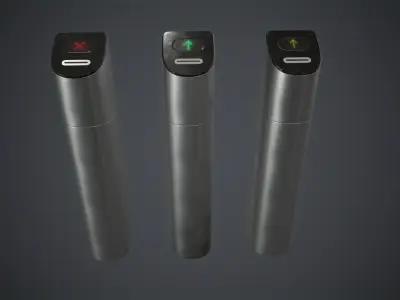 Card Capture Reader 1 PBR Game Ready Low-poly 3D model