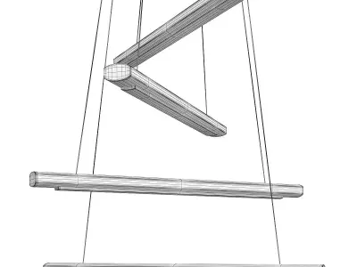 YORK CHANDELIER Low-poly 3D model