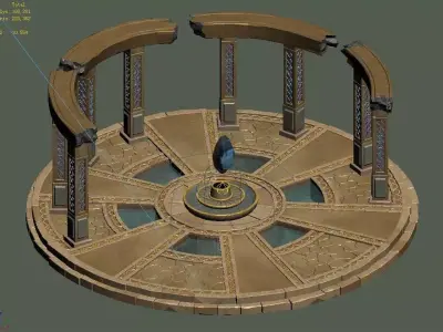 Moon City - Pool 12 3D model