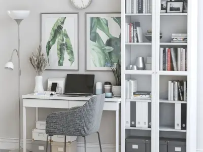 Office workplace 60 3D model