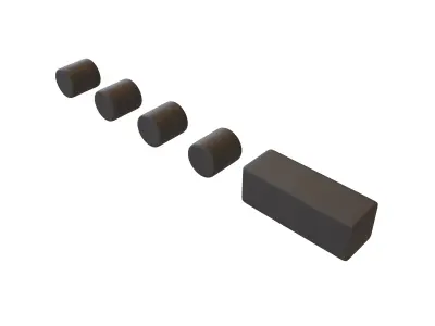 Morse Code 4 v1 001 Low-poly 3D model