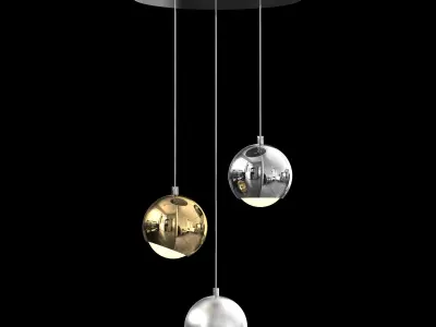 Spider Lamp 3 3D model