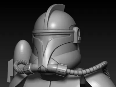 Clone Scuba Trooper One12 Scale Custom STL Files 3D print model