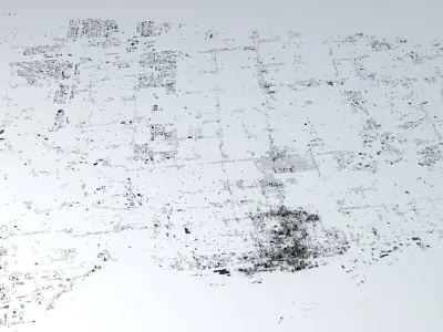 Toronto Streets and Buildings 3D model