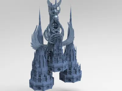 Stuart dynasty 3 towers 3D model
