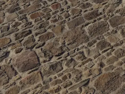 Old Sandstone Castle Wall Texture