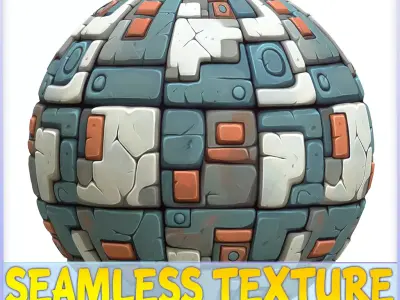 Stylized Wall Seamless Texture Texture 34