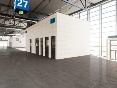 Warehouse 002 UE4 3D model
